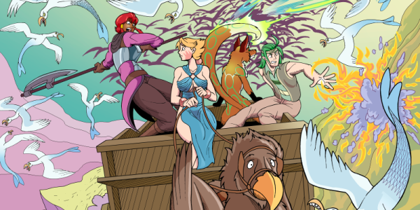 Saffron and Sage finishes book one!